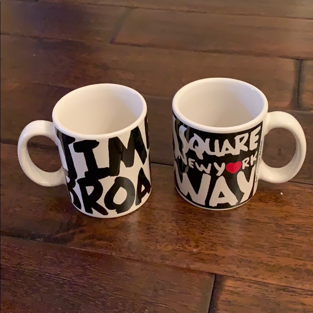 Jay Joshua set of 2 NYC espresso mugs